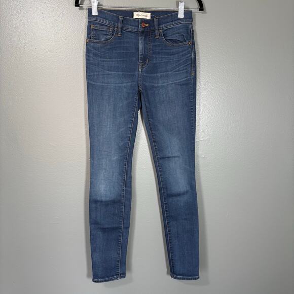 Madewell Roadtripper Women's Medium Wash Supersoft Jeans - Size 25 - Skinny Leg - Picture 1 of 7